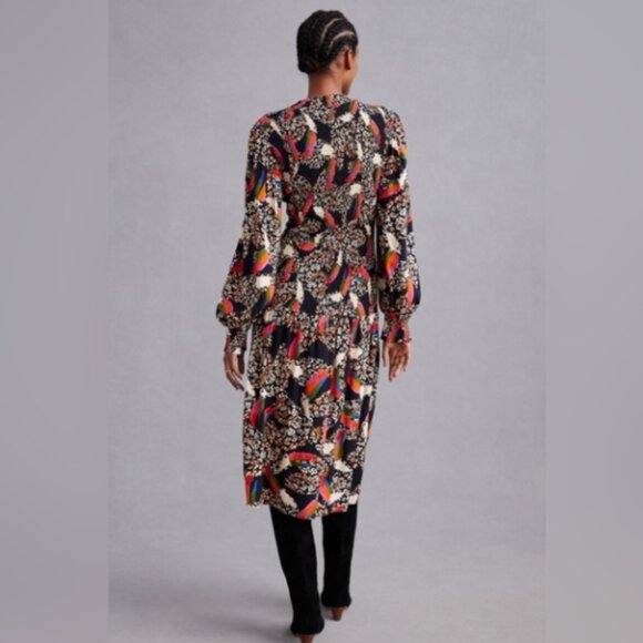 Farm Rio Leopard Toucans Midi Dress - Picture 3 of 5